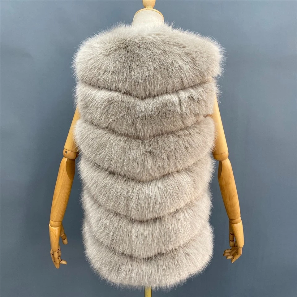 Faux Fox fur Vest factory